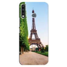 Чехол Эйфелева Башня для TECNO Spark 4 - (AlphaPrint) (Дорога в Париж)