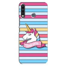 Чохол для ТЕКНО Спарк 4 - (Єдинорожки - Новинки) (AlphaPrint) (Unicorn)