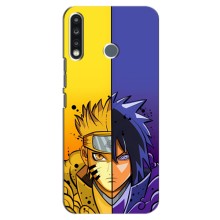 Купить Чохли на телефон з принтом Anime для TECNO Spark 4 – Naruto Vs Sasuke