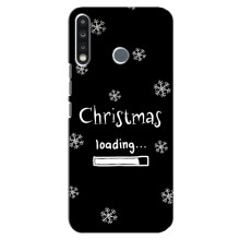 Рождественские, Праздничные Чехлы для Техно Спарк 4 – Christmas loading