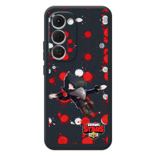 Бампер (ТПУ) з принтом Brawl Stars на Спарк 40 Про Плюс (Чорний ворон)