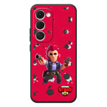 Бампер (ТПУ) з принтом Brawl Stars на Спарк 40 Про Плюс (Кольт на червоному)