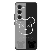 Чехлы для Tecno Spark 40 Pro Plus - Bearbrick Louis Vuitton (PREMIUMPrint) (БеарБрик глаза)