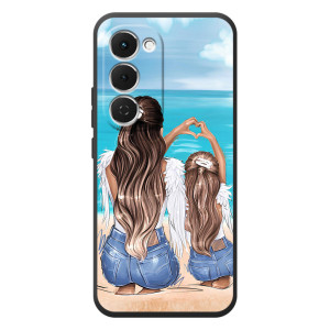 Чехол с печатью для Tecno Spark 40 Pro Plus - (Мама с ребенком) (AlphaPrint)