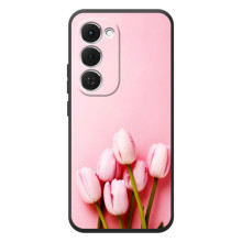 Чохли з картинкою (Тюльпани) на Спарк 40 Про Плюс – Рожеві тюльпани