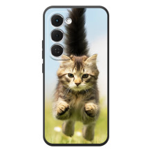 Чехлы с Котиками для Tecno Spark 40 Pro Plus (VPrint) (Прыжок кота)