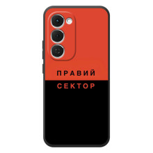 Чехлы УПА (Красно-Чёрный) на Tecno Spark 40 Pro Plus – Правый Серктор