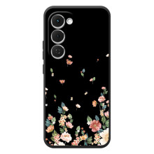 Чехол для Спарк 40 Про Плюс - с принтом (Дизайнерские) (AlphaPrint) (Маленькие цветы)