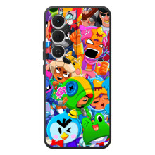 Чехол для Tecno Spark 40 Pro Plus Бравл Старс (VPrint) – герои Бравл Старс