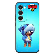 Чехол для Tecno Spark 40 Pro Plus Бравл Старс (VPrint) – Леон акула