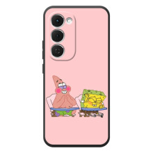 Чохол Губка Боб для Спарк 40 Про Плюс – За партою