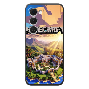 Чехол майнкрафт для Tecno Spark 40 Pro Plus (MINECRAFT)