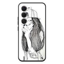 Чохол з друком для Tecno Spark 40 Pro Plus - (Мода) (AlphaPrint) (Фото дівчини)