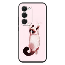 Чехол на Спарк 40 Про Плюс с Котами (VPrint) (Котик падает)