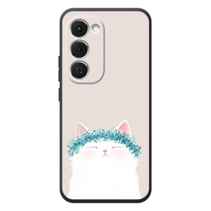 Чехол на тематику: Коты для Tecno Spark 40 Pro Plus – Белый котик