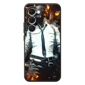 Силиконовый чехол с картинкой "Герой Pubg" на Tecno Spark 40 Pro Plus – Man Пубг