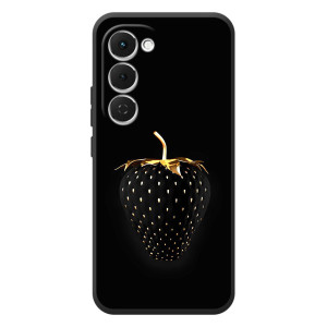 Чехол с изображением  вкусной еды для Tecno Spark 40 Pro Plus – Чёрная клубника