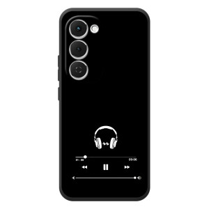 Чехол с картинками на черном фоне для Tecno Spark 40 Pro Plus – Плеер