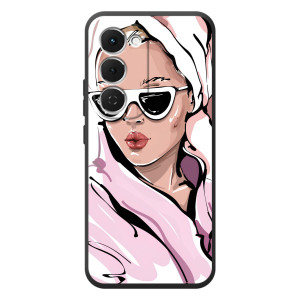 Чехол с картинкой Модные Девчонки Tecno Spark 40 Pro Plus – Девушка в халате