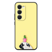 Бампер для Tecno Spark 40 Pro Plus з картинкою "Песики" (Кактус на голові)