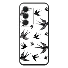 Чехол с птицами на Tecno Spark 40 Pro Plus (VPrint) – Ласточки