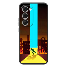 Чехол с Украинской символикой на Спарк 40 Про Плюс