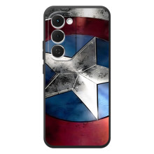 Чохол с Щітом Капітана Америки на Tecno Spark 40 Pro Plus – Щит Капітана Америки