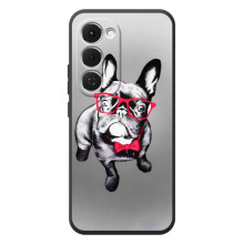Чохол (ТПУ) Милі песики для Tecno Spark 40 Pro Plus – Бульдог в окулярах