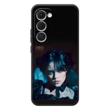 Чехлы Венсдей на Tecno Spark 40 Pro Plus Уэнсдей (AlphaPrint) – взгляд Уэнздей