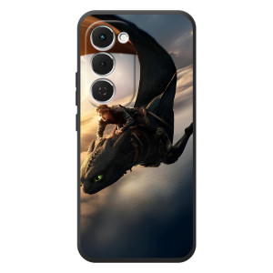 Чехол дракон Беззубик для Tecno Spark 40 Pro Plus – Полет Беззубика