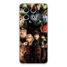 Чехол как приручить дракона на Tecno Spark 40 Pro Plus