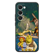 Печатный чехол с принтом Шрек для Tecno Spark 40 Pro Plus – Шрек и Фиона