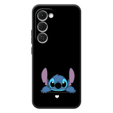 Чохол з принтом Стіч на Tecno Spark 40 Pro Plus (Стіч на чорному)