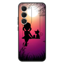 Дівчачий Чохол для Tecno Spark 40 Pro Plus – На гойдалці