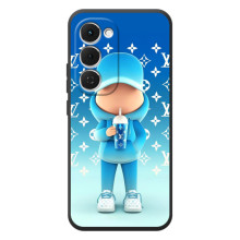 Крутые Чехлы Луи Виттон для Tecno Spark 40 Pro Plus (AlphaPrint) (Парень LV)