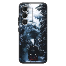 Новогодние, Праздничные Чехлы для Tecno Spark 40 Pro Plus - 2024 год (Зимний поезд)