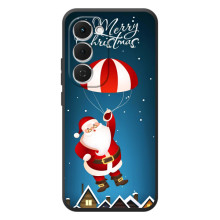 Чехол с зимним принтом для Спарк 40 Про Плюс (Дед Мороз)