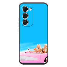 Силиконовый Чехол Барби Фильм на Tecno Spark 40 Pro Plus (Барби и Кен)