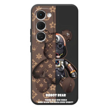 Силиконовый чехол для Tecno Spark 40 Pro Plus (Медмедь Луи Виттон)