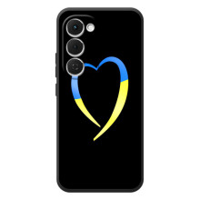 Силиконовый Чехол на Tecno Spark 40 Pro Plus (Я-Украина) – Украинское сердце