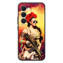 ЗСУ Чохли (TPU) для Tecno Spark 40 Pro Plus – Жінка солдат