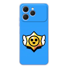 Бампер (ТПУ) з принтом Brawl Stars на Спарк 40 – Значок