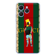 Брендновые Чехлы для Tecno Spark 40 - (PREMIUMPrint) (Барт ГУЧЧИ)