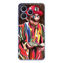 Брендновые Чехлы для Tecno Spark 40 - (PREMIUMPrint) (Mario LV)