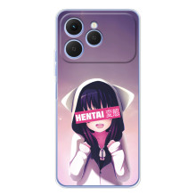 Чехлы Персонажи Аниме Наруто для Tecno Spark 40 (AlphaPrint) (Hentai chan)