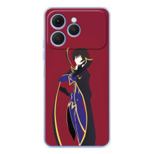 Чехлы Персонажи Аниме Наруто для Tecno Spark 40 (AlphaPrint) (Лелуш Ламперуж)