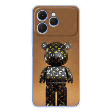 Чехлы для Tecno Spark 40 - Bearbrick Louis Vuitton (PREMIUMPrint) – Bearbrick