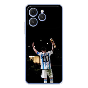 Чохли Лео Мессі Аргентина для Tecno Spark 40 – Лео Чемпіон