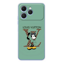 Чохли Луі Вітон для Tecno Spark 40 (AlphaPrint - LOUIS VUITTON) (Міккі Маус LV)