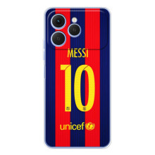 Чехлы Месси для Tecno Spark 40 (AlphaPrint) (Messi Barca 10)